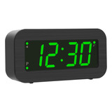 Reloj Despertador Digital Con Pilas, Pantalla Lcd/led Conmut