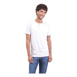 Remera Minera ALG. Liviano Blanca, Hombre. Bravo J. T S-3xl