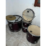 Bateria Mapex Voyager 5 Cuerpos Con Fierros Completos