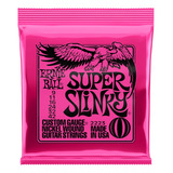 Cuerdas Para Guitarra Eléctrica Ernie Ball Super Slinky (12