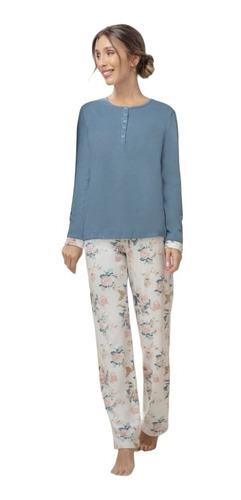 Pijama Mujer Invierno Talles Especiales Lencatex 22323ee