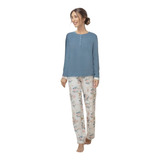 Pijama Mujer Invierno Talles Especiales Lencatex 22323ee