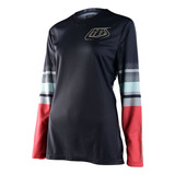 Jersey Motocross Troy Lee Designs Mujer Gp Warped Charcoal