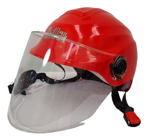 Casco Básico Para Scooter Con Mica Transparente