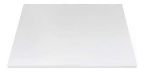 Tampo Quadrado Resistente Mesa Balcã 120x120 Mdf 25mm Branco