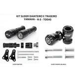 Kit Slider Dianteiro Traseiro Speed Style R3 Todas Preto