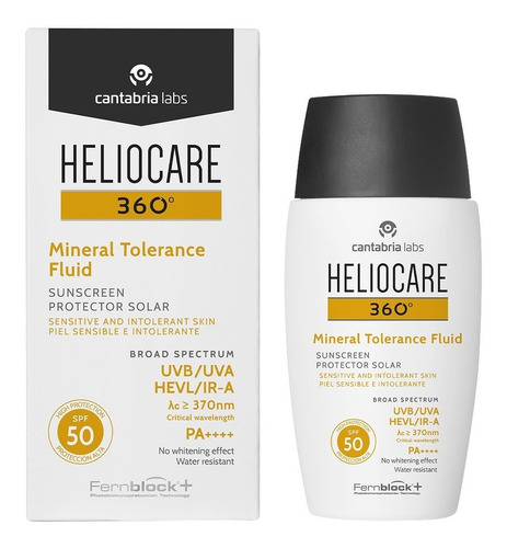 Heliocare 360 Mineral Tolerance Fluid Spf 50+ 50ml