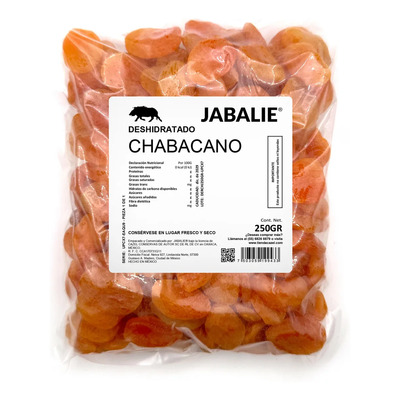 Jabalie® Deshidratado Chabacano 250 Gr | MercadoLibre