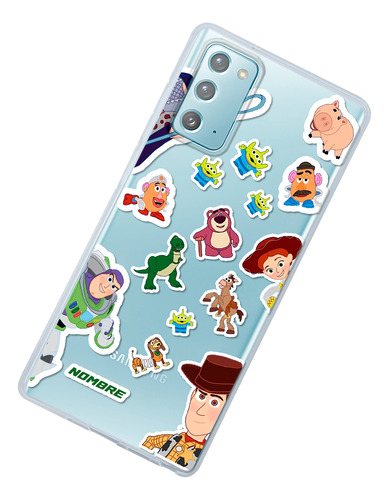 Funda Para Galaxy Personajes Toy Story Personalizada Nombre