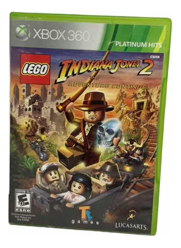 Lego Indiana Jones 2 Xbox 360 Mídia Física Original