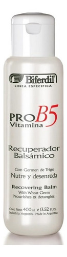 Biferdil Pro B5 Vitamina Recuperador Balsámico 400ml