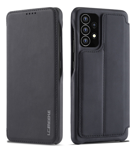 Funda Magnética Tipo Cartera De Piel Con Tapa Para Samsung C