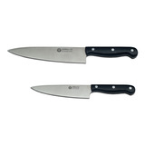 Set X 2 Cuchilla 15 Y 25 Cms  Gourmet Boker Arbolito Chef