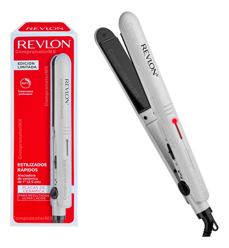 Alaciadora Plancha Cabello Cerámic Revlon Alisado Onda Viaje