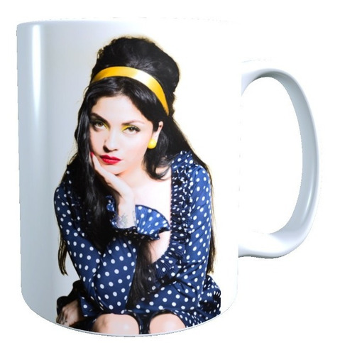 Taza Personalizada Mon Laferte, Con Cancion Codigo Spotify