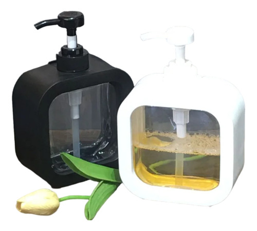 Dispenser Jabon Baño Cocina Detergente Transparente Diseño