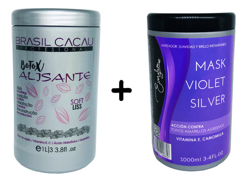 Matizador Violeta+ Btx Alisante Brasil Cacau By Everglam