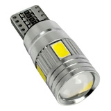 Led T10 Lupa Canbus Pellizco Sencillo Libre De Error Ic