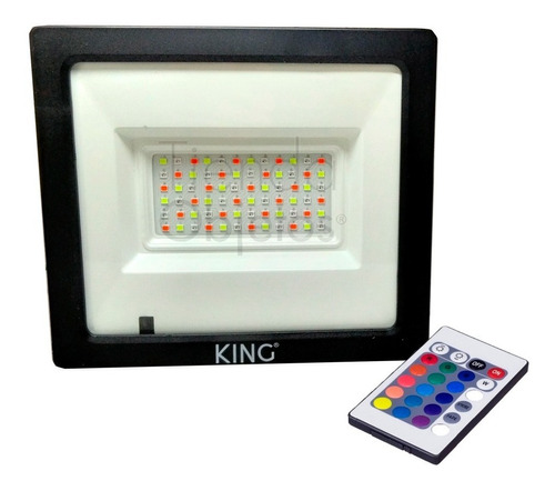 Reflector Led Rgb Exterior 50w Control Remoto Apto Exterior