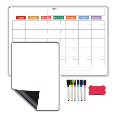 Calendario Magnético Pizarron Blanco Planeador Semanal Notas | MercadoLibre