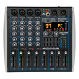 Mezcladora Gochanmi Mx4 Audio Mixer 4 Canales 99 Efectos Dsp