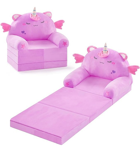 Sofa Plegable Para Niñas De Unicornio Hallo Deer