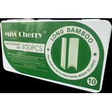 Tips Miss Cherry Long Bamboo Cuadrado Curva C Natural #10