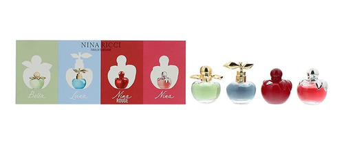 Set 4 Mini Perfumes Nina Ricci 