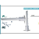 Varal Roupa Articulado Dobrável Parede Muro Suporte