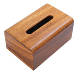 Caja De Pañuelos, Organizador De Madera, 19,5x13x9,5cm