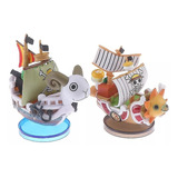 Figura 2 Mini Barco Thousand Sunny Y Going Merry One Piece