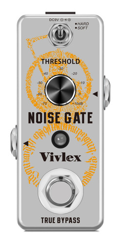 Pedal De Efeitos De Guitarra Vivlex Noise Gate Noise Killer