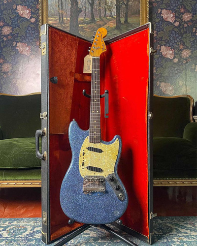 Fender Mustang Sparkle Blue Usa 1974 / Offset Jaguar