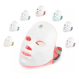 Mascarilla De Tratamiento Facial Led De 7 Colores Con Fotote