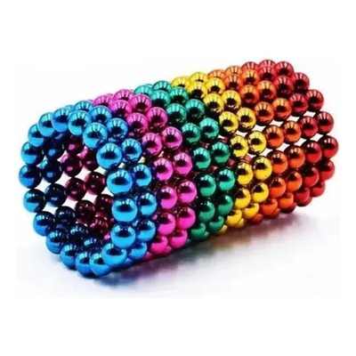 Rx Conjunto De 1000 Ímãs Cúbicos, Ímãs Multicoloridos De 3