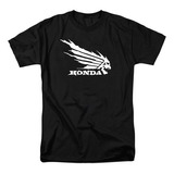 Remera Honda Calabera 100% Algodón Primera Calidad