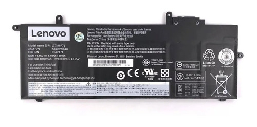 Batería Lenovo Original Para Thinkpad X280 Series 01av470