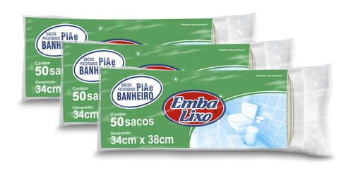 Saco De Lixo Banheiro Pia Cozinha Kit 150 Unidades 10 Litros