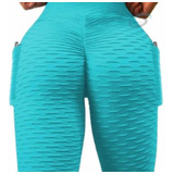 Leggins Ejercicio Gym Mallas Bolsa Cel Levanta Pompa 911 Xsh