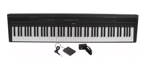 Piano Digital Yamaha P115 B Negro 88 Teclas + Pedal + Fuente
