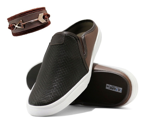 Kit Slim Mule Slip On La Faire Original + Pulseira Grátis