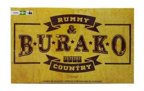 Burako & Rummy Country Juego De Mesa Nupro 1621 Educando