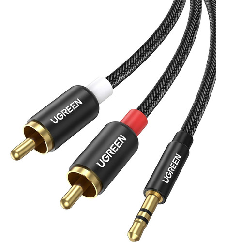 Ugreen Cable Adaptador 3.5 Mm A 2 Rca, Cable Audio Estéreo