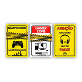 Quadros Decorativos Quarto Gamer Zone Não Perturbe