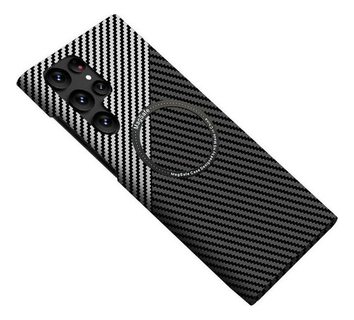 Funda Magnética De Fibra De Carbono Para Samsung Galaxy S23