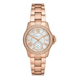 Reloj Mujer Michael Kors Mk7364 Everest Color De La Correa Rosa Color Del Bisel Rosa Color Del Fondo Blanco