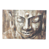 Quadro Buda Budismo Oriental Joy 3d Canvas Decor 60x40cm
