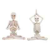 Decoraciones De Resina Con Forma De Calavera De Yoga Para Gh