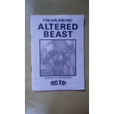 Manual Altered Beast Mega Drive