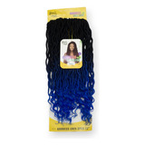 Cabelo Goddess Faux Locs Com Cachos Nas Pontas 300gr 65cm